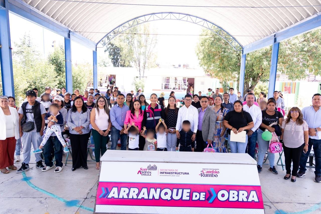 Destina Lupita Cuautle obra para mejorar la seguridad de preescolar en inspectoría Concepción La Cruz