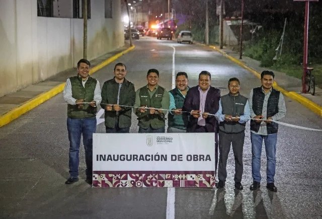 OMAR MUÑOZ ENTREGA RECONSTRUCCIÓN DE LA CALLE TLAXCALA – Entérate Puebla