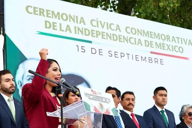ENCABEZA TONANTZIN FERNÁNDEZ CEREMONIA CONMEMORATIVA DE LA INDEPENDENCIA DE MÉXICO – Entérate Puebla
