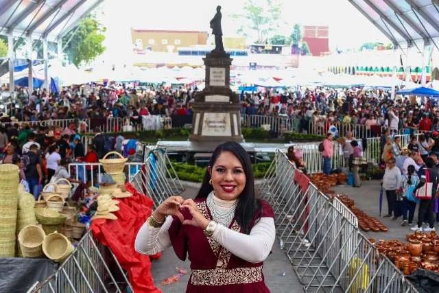 ENCABEZA TONANTZIN FERNÁNDEZ UNA EXITOSA EDICIÓN MÁS DEL TRADICIONAL TRUEQUE DE SAN PEDRO CHOLULA – Entérate Puebla