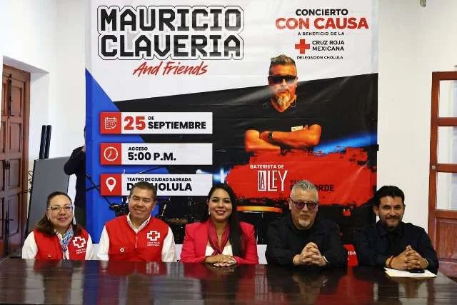 SUMA TONANTZIN FERNÁNDEZ A MAURICIO CLAVERÍA A UNA CAUSA EN FAVOR DE LA CRUZ ROJA CHOLULA – Entérate Puebla