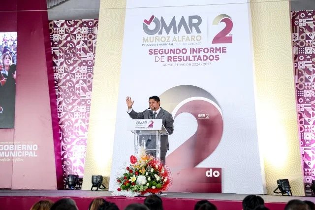 OMAR MUÑOZ RINDE SEGUNDO INFORME DE RESULTADOS ANTE EL PUEBLO DE CUAUTLANCINGO – Entérate Puebla